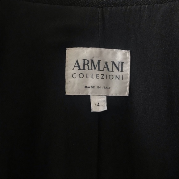 Armani Belted Pea Coat - Picture 3 of 5